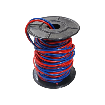 23/076 Red & Blue Electronics Cable Wire (Sold Per Yard - Without Bobbin)
