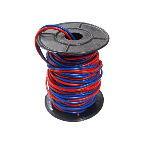 23/076 Red & Blue Electronics Cable Wire (Sold Per Yard - Without Bobbin)