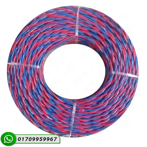23/076 red & blue cable wire 1 yard