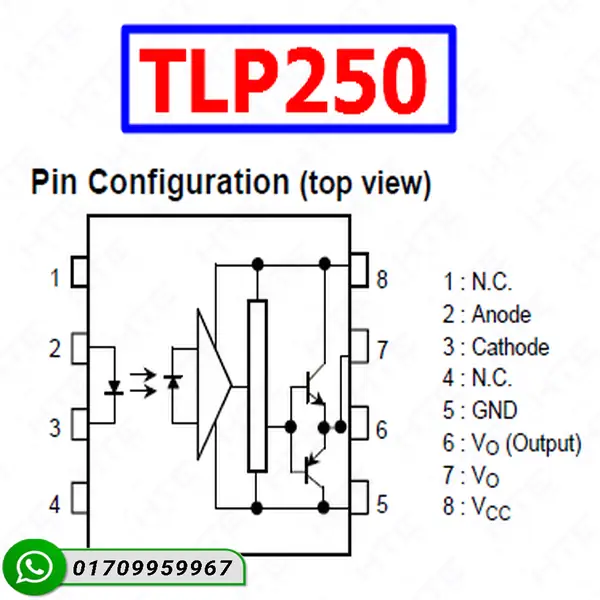 TLP250 Optocoupler | TLP250 Gate Drive IC - Image 2