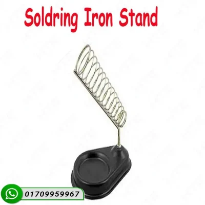 Heavy Duty Soldering Iron Stand with Metal Base & Cleaning Sponge Holder