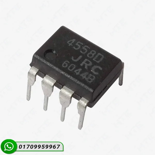 JRC4558D 8-pin DIP dual general-purpose audio operational amplifier integrated circuit