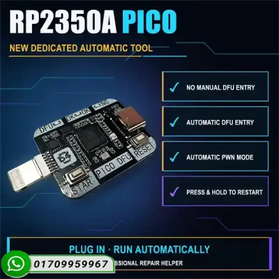 RP2350 DFU Plug and Play Microcontroller Development Board