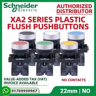 Schneider Electric ZA2EE101 Single Contact Block NO for 22mm Push Button Switch