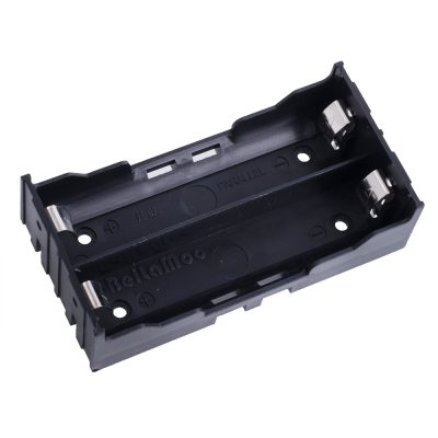 Beilafloo 2-Slot 18650 Battery Holder with Parallel Connection Case