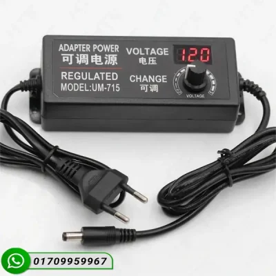 Adjustable Power Supply 3V-24V 5A with LED Digital Display 120W