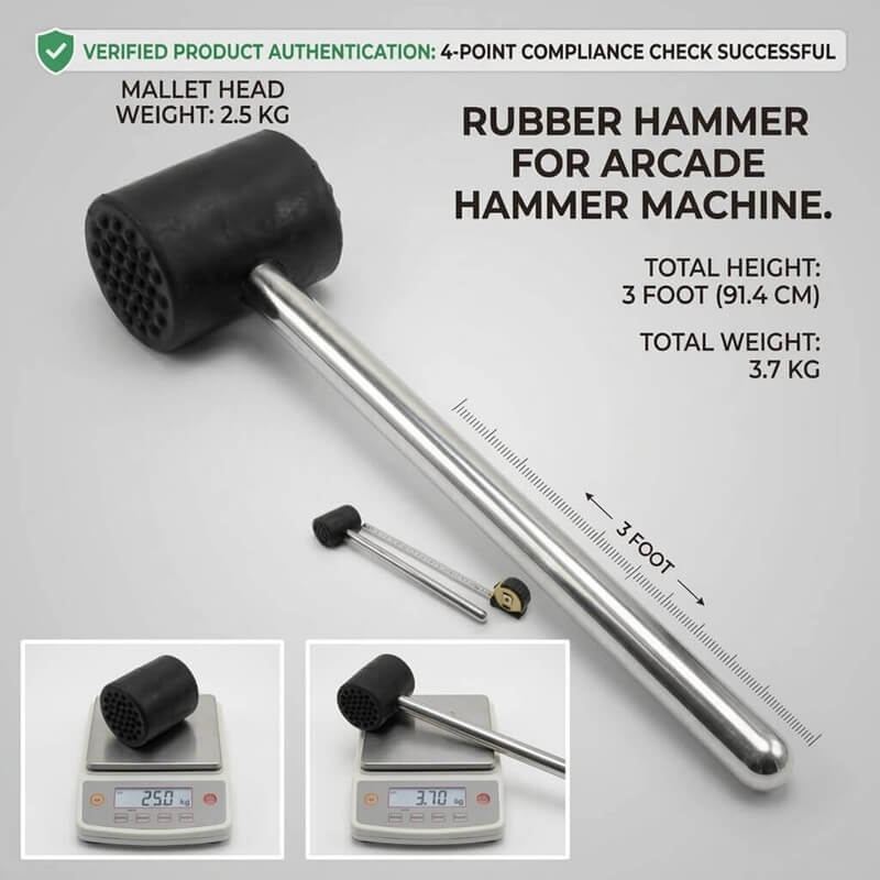 Arcade Rubber Hammer